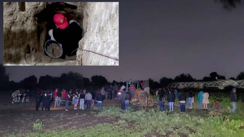Colapsa túnel y sepulta a seis presuntos huachicoleros en Edomex