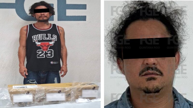 Decomisan narcóticos y detienen a tres durante cateos en Cancún y Playa del Carmen