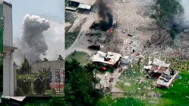 Explota taller de pirotecnia en el Estado de México y mata a cohetero