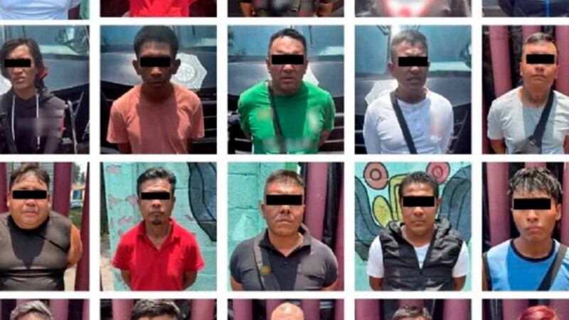 Razzia de extorsionadores deja 21 detenidos en la Ciudad de México