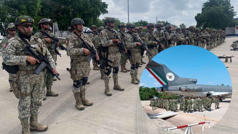 Refuerzan Sedena y SSPC seguridad en Sinaloa con mas de mil 600 efectivos