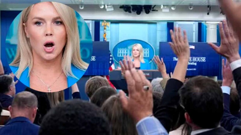 Vocera de Trump increpa a periodista por "pregunta estúpida"