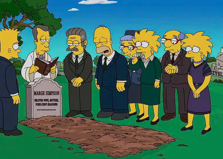 ¡Marge Simpson muere en el final de temporada!