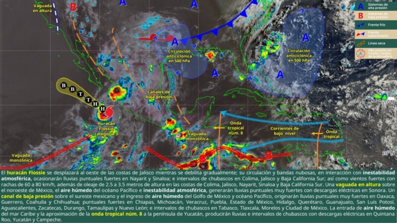 Pronóstico del clima en Quintana Roo para hoy miércoles 2 de julio 2025