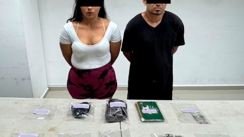 Dos parejas de narcomenudistas fueron detenidas en Villas Otoch Paraíso