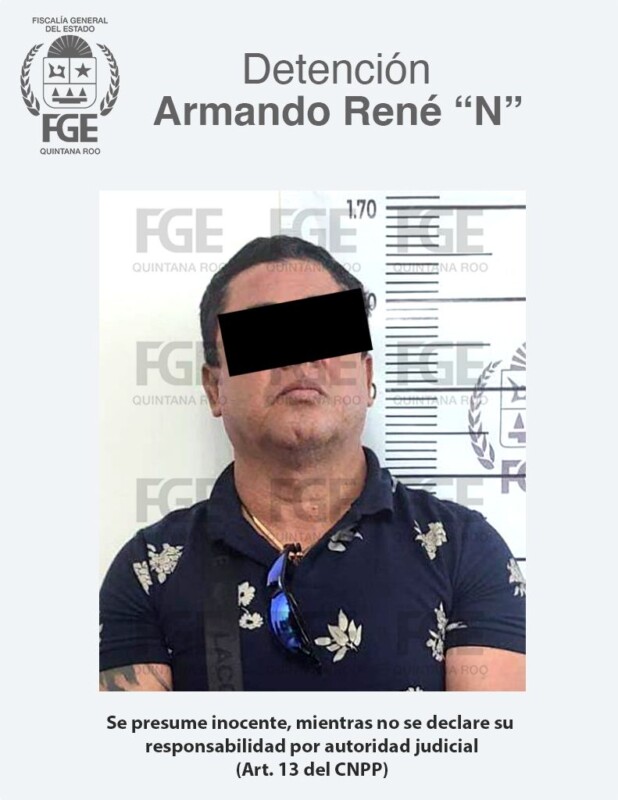 Capturan a dos policías de investigación por extorsión en Cancún; Armando René “N” y Mario Carlos “N” exigieron a su víctima $250 mil para “desaparecer carpetas”.