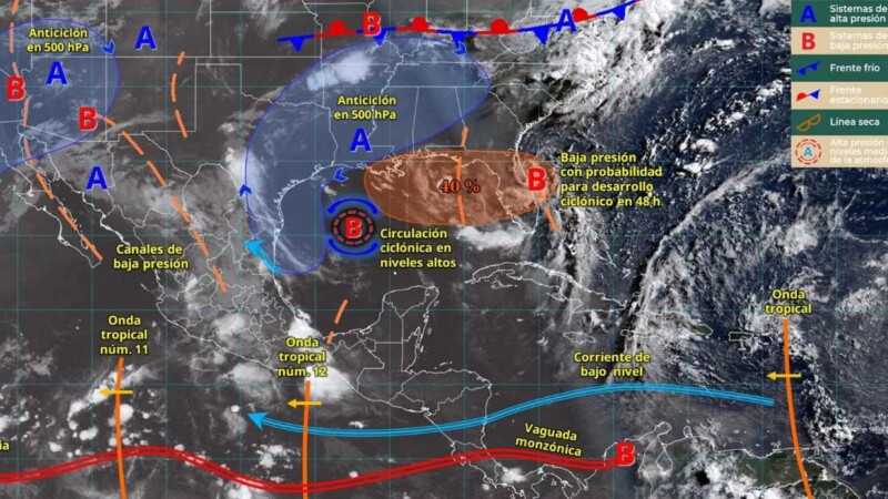 Pronóstico del clima en Quintana Roo para hoy martes 15 de julio 2025