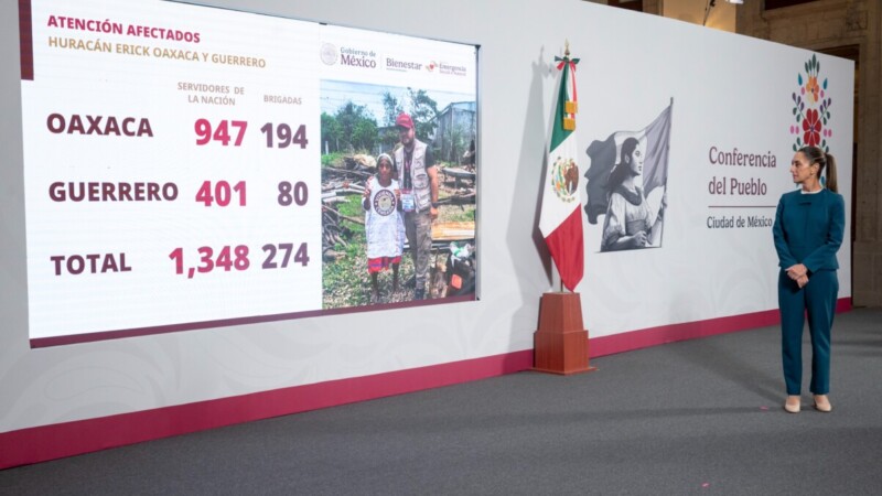 Damnificados del huracán ‘Erick’ reciben apoyo económico