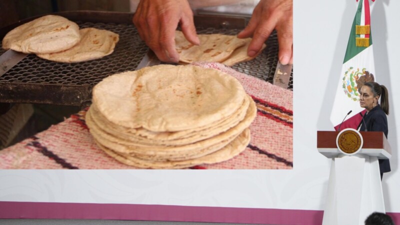 Busca CSP que precio de tortilla no aumente y después disminuya