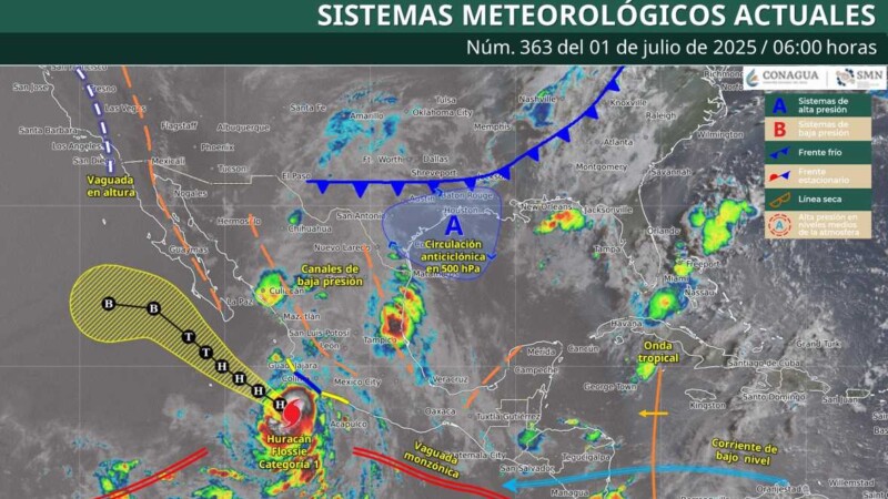 Pronóstico del clima en Quintana Roo para hoy martes 1 de julio del 2025