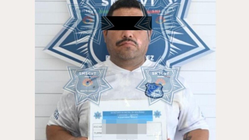 Comandante de la Policía Municipal de Cancún es detenido por violencia familiar