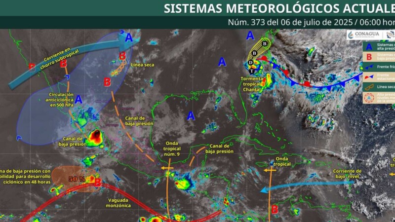 Pronóstico del clima en Quintana Roo para hoy domingo 6 de julio del 2025