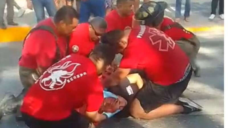 Atropellan a mujer en paso peatonal en la avenida Tulum en Cancún