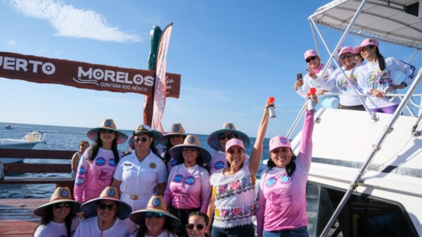 En Puerto Morelos, Mara Lezama enaltece la participación de las mujeres al inaugurar la octava edición del Torneo Internacional de Pesca Femenil “La Diosa del Mar”