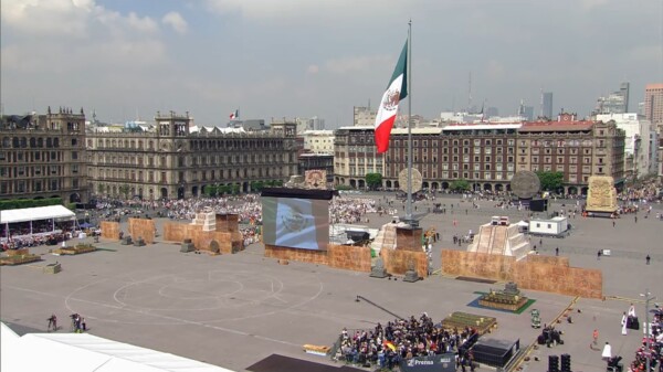 Inicia ceremonia de 7 siglos de fundación México-Tenochtitlan