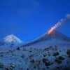 Erupción del volcán Kliuchevskoi tras terremoto de 8.8 en Rusia