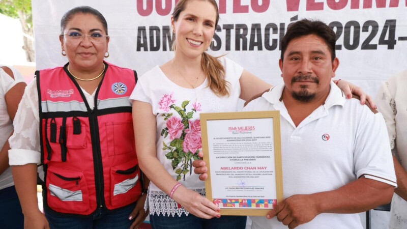 Gobierno de Isla Mujeres instala Comités Vecinales en Zona Agrícola y el poblado de Francisco May