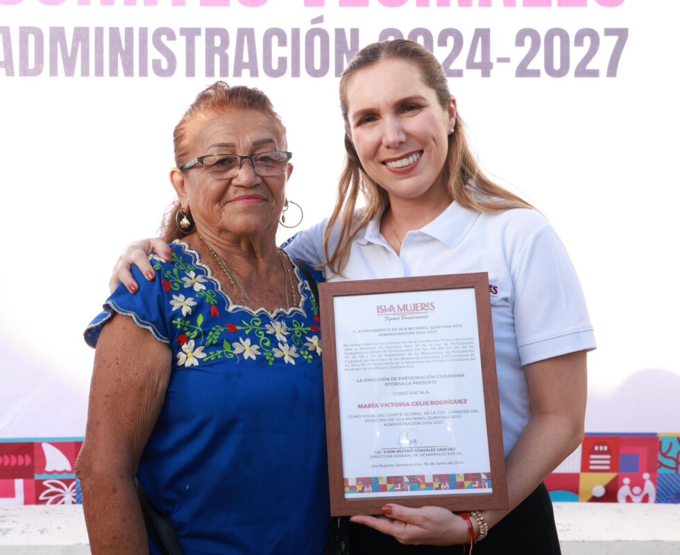La alcaldesa Atenea Gómez Ricalde agradeció a las vecinas por sumarse a este proyecto de participación ciudadana.