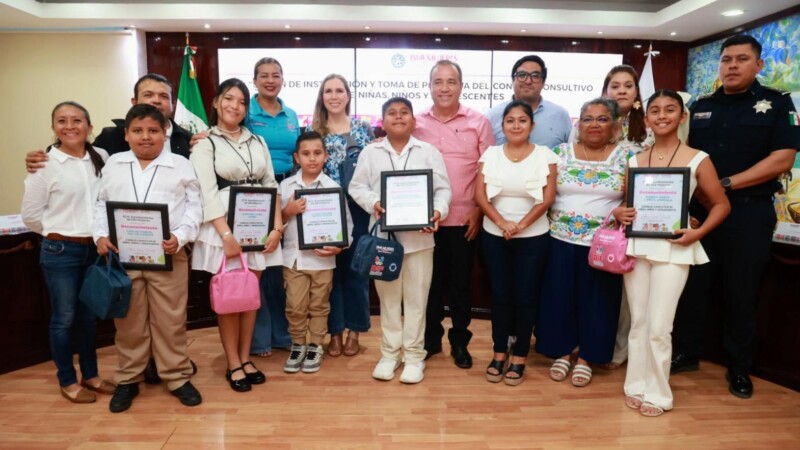 Gobierno de Isla Mujeres fomenta la participación de la niñez en las políticas públicas con instalación del Consejo Consultivo de Niñas, Niños y Adolescentes