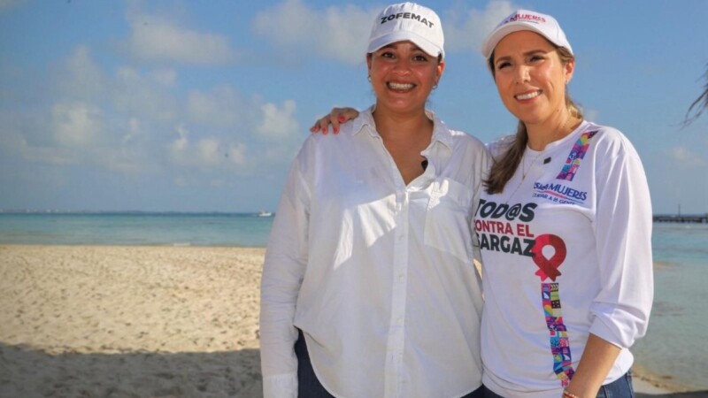 Atenea Gómez Ricalde reconoce labor invaluable de Zofemat en la limpieza y conservación de playas en Isla Mujeres