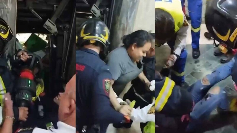 Accidente de elevador en edificio federal de la CDMX deja seis lesionados