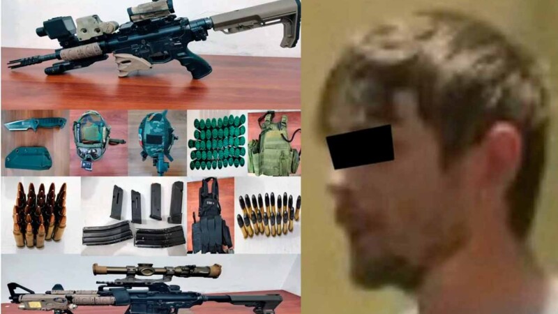 Detienen a estadounidense con arsenal en Edomex; se identificó como agente de la CIA