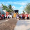 Cumple Ana Paty Peralta con inicio de obra de pavimentación en la SM 103