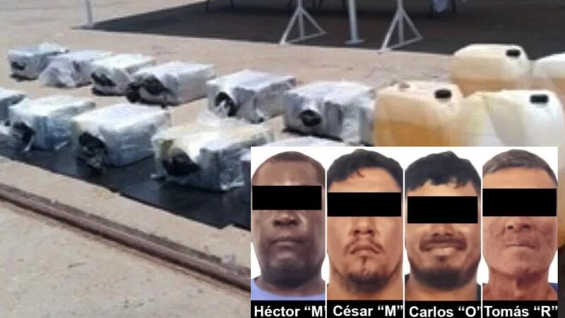 Golpe al narcotrafico en Chiapas con decomiso de mas de media tonelada de cocaína