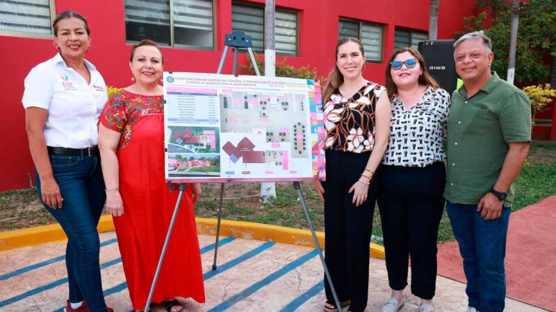 Atenea Gómez Ricalde inicia construcción del Centro de Control y Prevención contra la Diabetes en Isla Mujeres