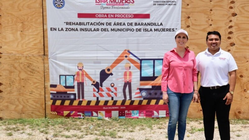 Atenea Gómez Ricalde supervisa obras en instalaciones de Seguridad Ciudadana