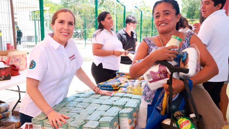 Atenea Gómez Ricalde promueve cuidado ambiental y apoyo a familias con nueva jornada de la Tiendita Ecológica