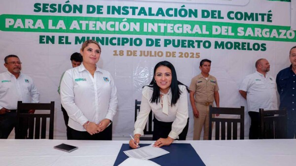 Coordinación efectiva entre sociedad y gobierno en el combate al sargazo: Blanca Merari