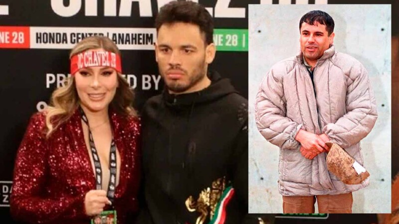 Esposa de Julio César Chávez Jr. detenido hoy, fue nuera de "El Chapo" Guzmán