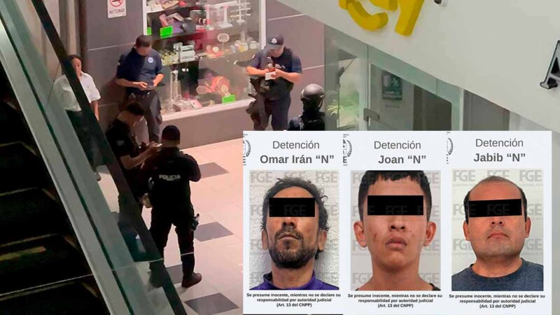 Cae trio de presuntos ladrones de joyerías en Cancún