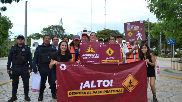 GOBIERNO DE BJ REALIZA ACTIVACIÓN DE CULTURA VIAL POR EL DÍA MUNDIAL DEL PEATÓN