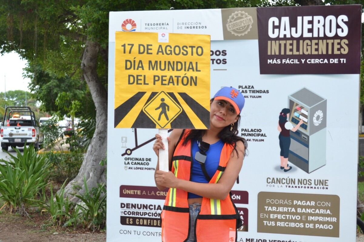 GOBIERNO DE BJ REALIZA ACTIVACIÓN DE CULTURA VIAL POR EL DÍA MUNDIAL DEL PEATÓN