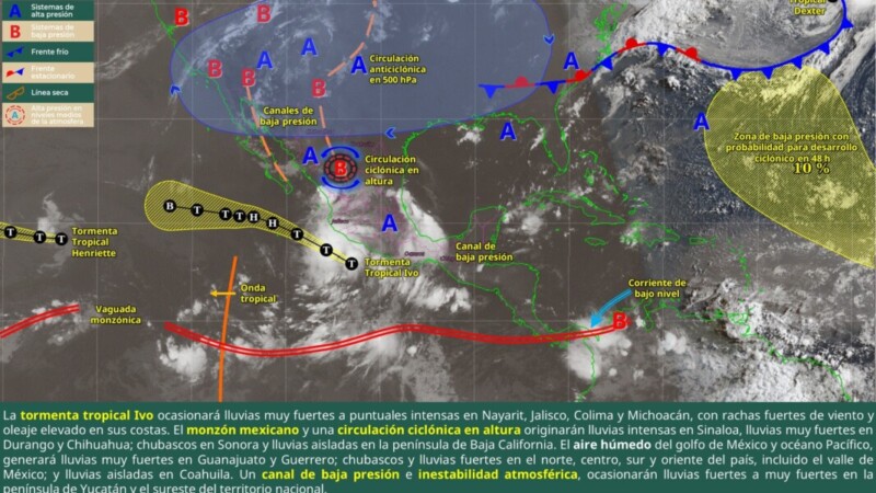 Pronóstico del clima en Quintana Roo para hoy jueves 7 de agosto 2025