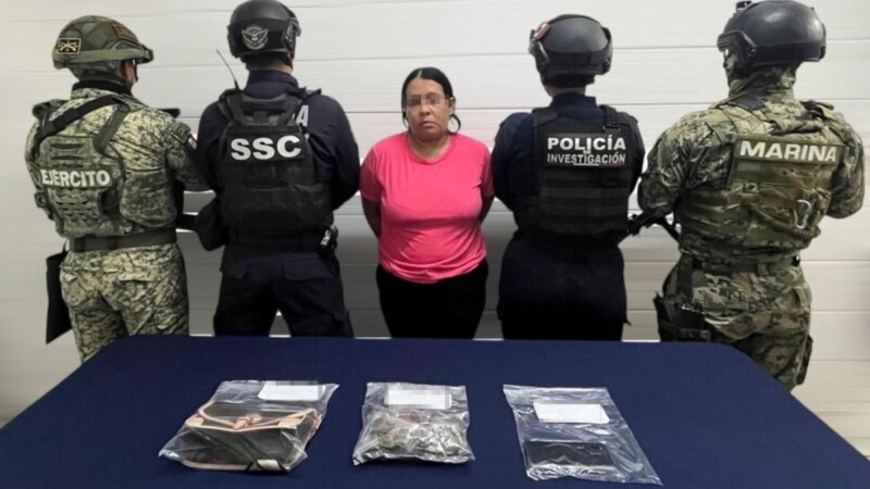 Detienen a mujer por narcomenudeo en Cozumel