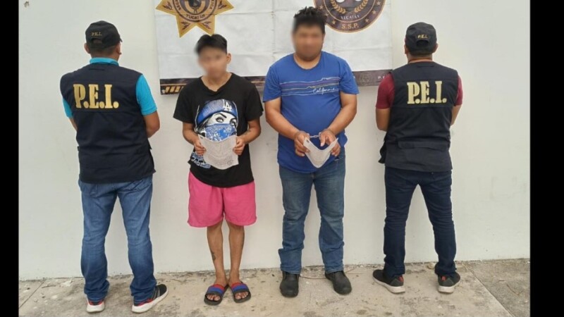 Detienen a responsables de robo a negocio en Cholul, Yucatán