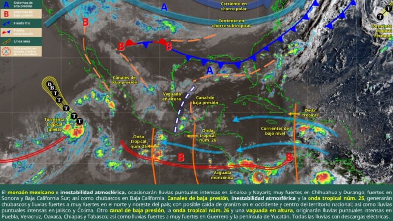 Pronóstico del clima en Quintana Roo para hoy martes 26 de agosto 2025