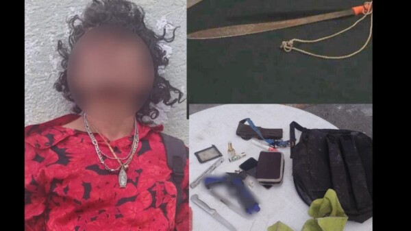 Detienen a sujeto que agredió a policía de Progreso con un machete