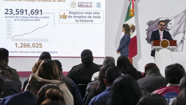 “Histórico”, registro de un millón 291 mil empleados de apps