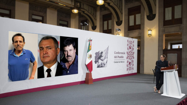 DEA puso al mismo nivel a García Luna con dos capos: Sheinbaum