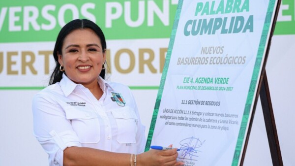 Cumple Blanca Merari con estrategia de la agenda verde y firma una nueva palabra cumplida