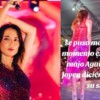 “Es mi show”: la respuesta de Majo Aguilar a fan que insistió en seguir cantando con ella