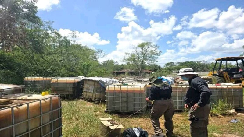 Golpe al ‘huachicol’ en Yucatán; decomisan 110 mil litros de combustibles