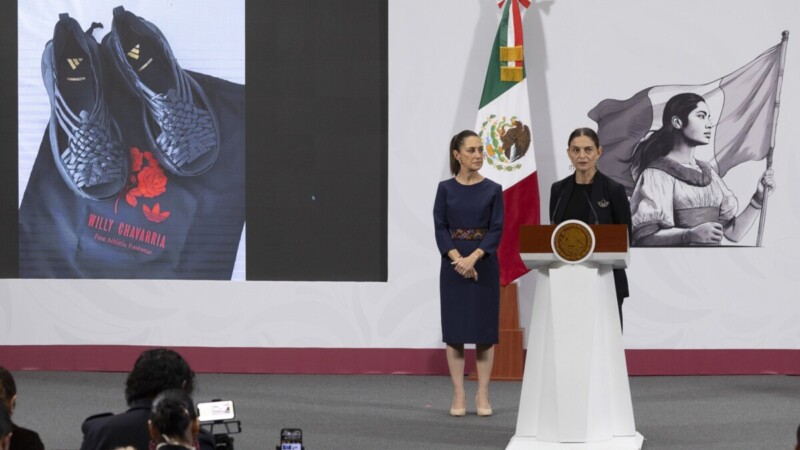 Adidas negocia plagio de huaraches oaxaqueños