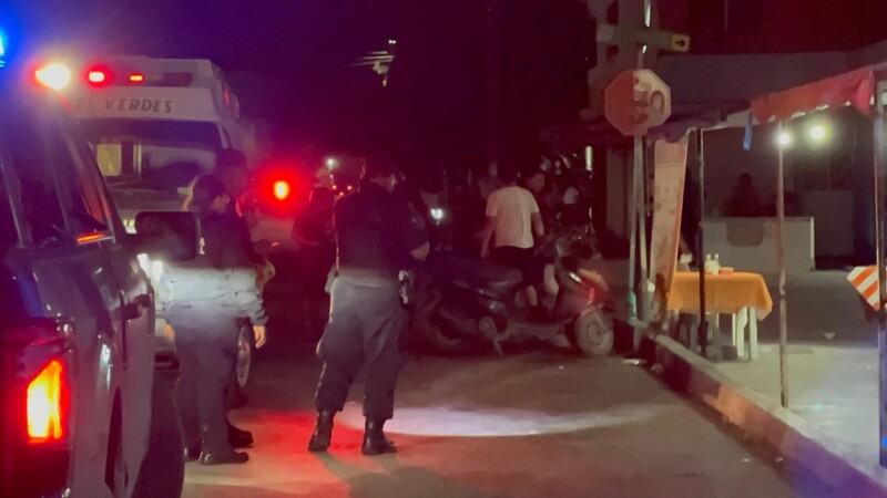 Balean a dos en una taquería de la SM 233 de Cancún