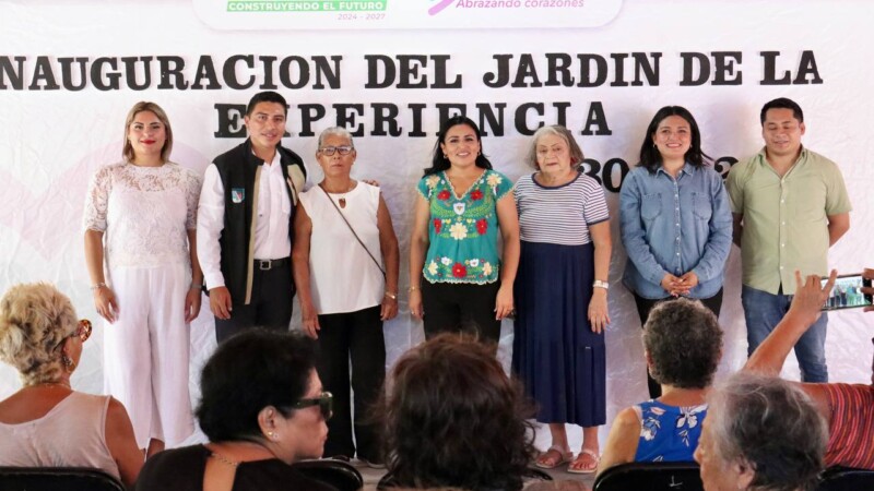 Inaugura Blanca Merari “El Jardín de la Experiencia”