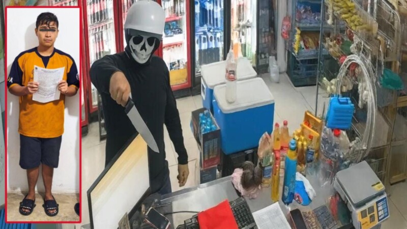 Mérida: Cae asaltante ‘calavera’ tras violento robo en Caucel